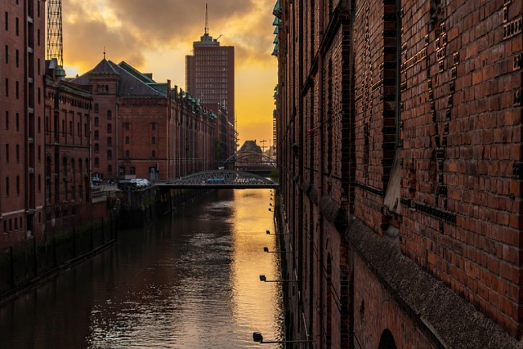 Old City Hamburg Harbor, Germany